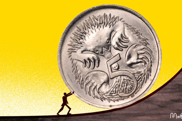 In 2022-23, the Mint made more than 110 million Australian coins. In 2023-24, it made about 47 million.