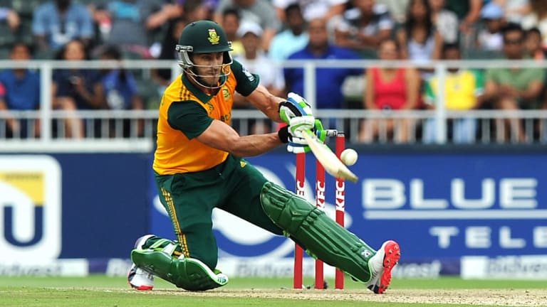 South African batsman Faf Du Plessis.