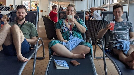 Victims of the Whakaari volcano eruption (L-R) Jason Griffiths, Karla Mathews and Richard Elzer. 