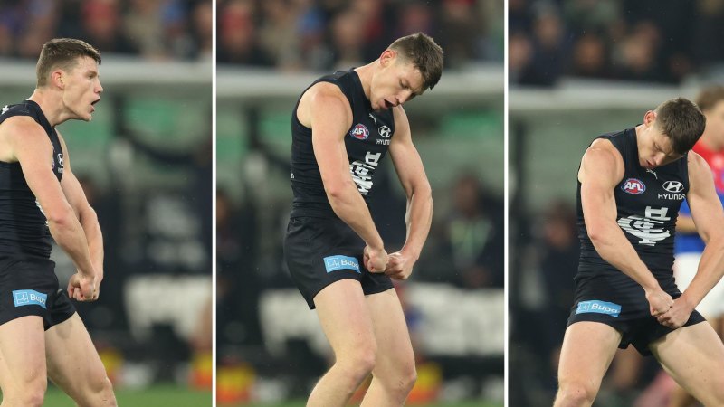 AFL 2024 round nine LIVE: Tom de Koning gets in on fun with Blues’ fifth goal, Dees still scoreless