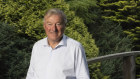 John Sharp in the garden of his 200 acre property in the Southern Highlands.