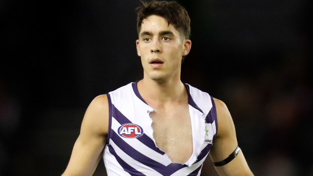 Fremantle’s Adam Cerra has his sights set on a move to the Blues.