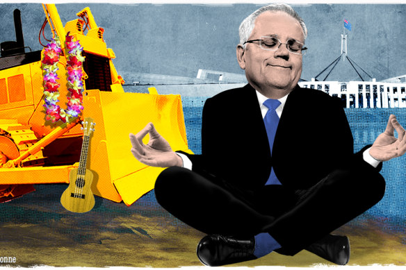 Scott Morrison described himself as  “a bit of a bulldozer”.