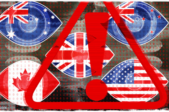 The Five Eyes allies are Australia, Canada, New Zealand, Britain and the United States.