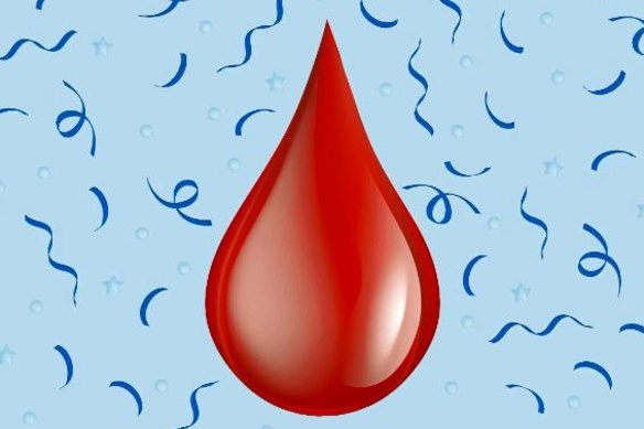 The new "period" emoji may just be a drop of blood.