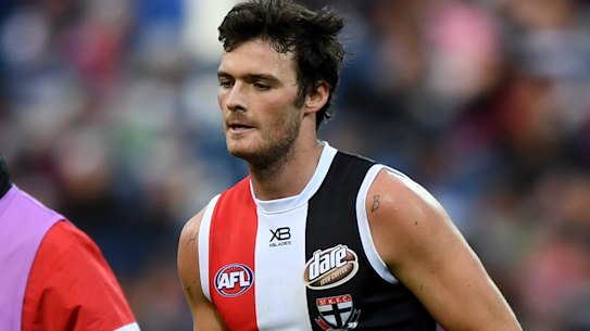 St Kilda's Dylan Roberton felt "wonky" after the practice match.