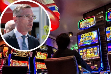 Perrottet vows to stop people’s life savings being ‘thrown down pokies’