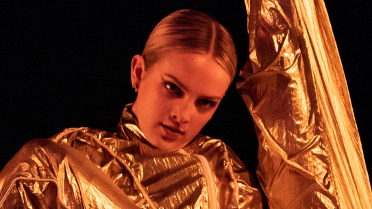 Samara Merrick and Adam Elmes in Annealing.