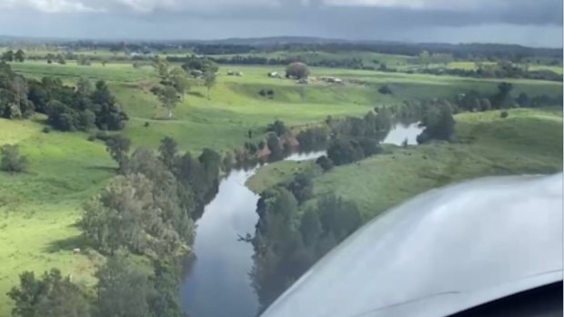 Swift water rescue crews, SES personnel and a rescue helicopter have been called in to help with the search effort.