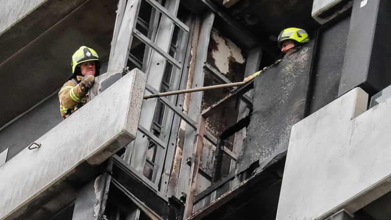 Cigarette Blamed For Fire That Tore Through Cbd Apartment Block