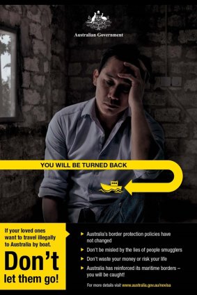 You will be turned back poster by Australian Government in Indonesia.