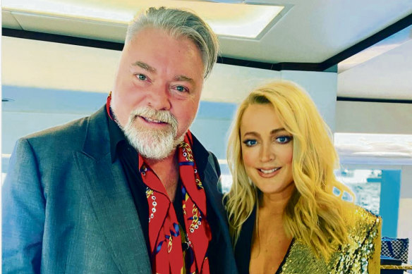 Back on top: Kyle Sandilands and Jackie “O” Henderson.