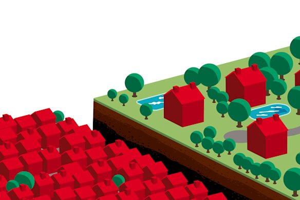 Lower-density housing comes at a greater cost than high density.