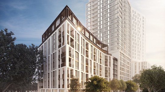 Mirvac's first build-to-rent property at Indigo Pavilions, Sydney Olympic Park.