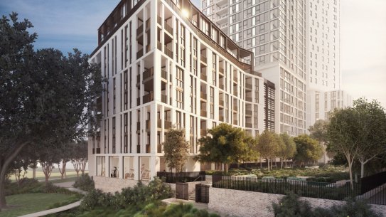 Mirvac's first build-to-rent property at Indigo Pavilions, Sydney Olympic Park.
