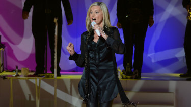 Olivia Newton-John live in concert in Las Vegas.