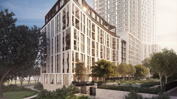 Mirvac's first build-to-rent property at Indigo Pavilions, Sydney Olympic Park.