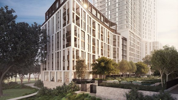 Mirvac's first build-to-rent property at Indigo Pavilions, Sydney Olympic Park.