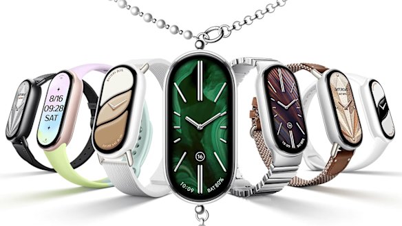 The Smart Band 10 is a small and light wearable with a premium feel.