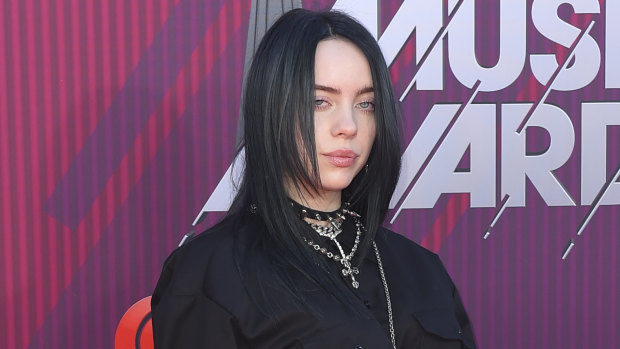 Billie Eilish at the iHeartRadio Music Awards in March this year.