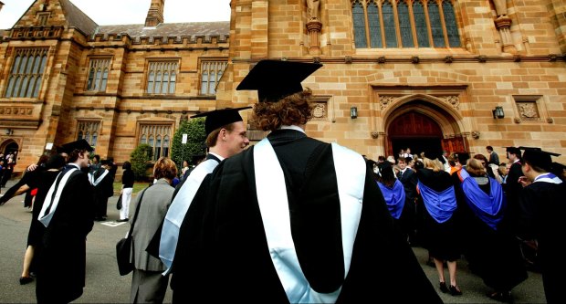 With unemployment high many young Australians are opting for higher education.