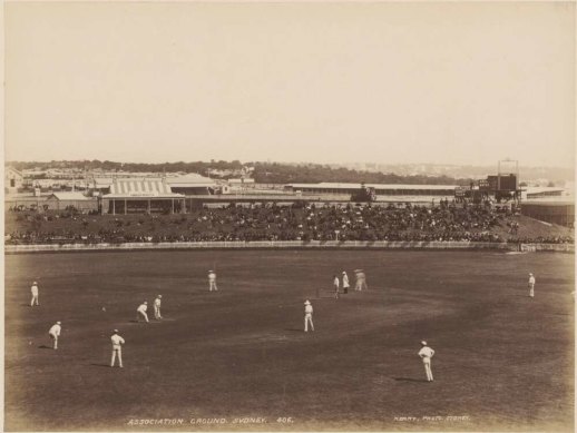An early view of the Association Ground AKA Sydney Cricket Ground.