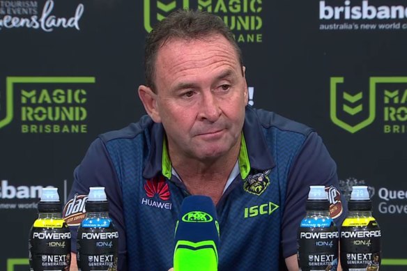 A Ricky Stuart press conference: always worth the admission.