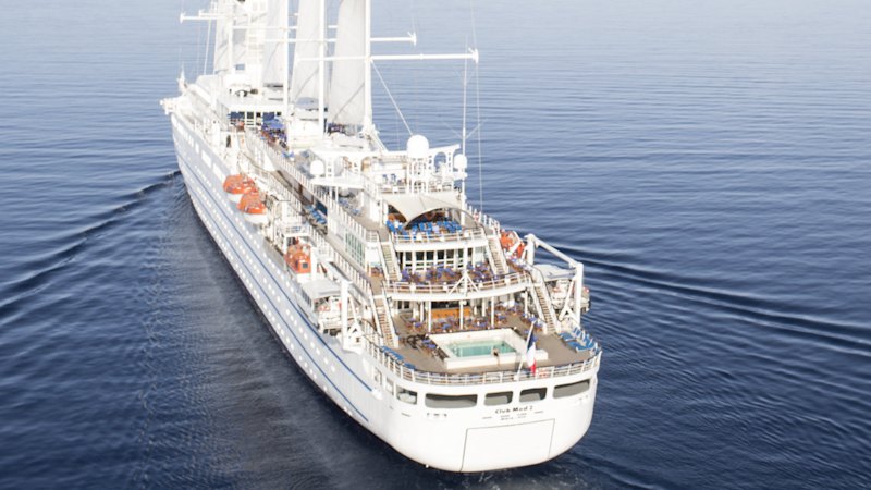 A floating French resort: On board one of the world’s largest sailing yachts