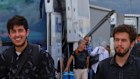 Iranians cross into Turkey at the Gurbulak Bazargan border post between the two countries.
