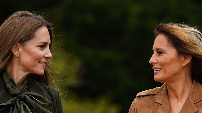 ‘She’s the Only Princess Here’: Melania and Catherine Swap State Di...