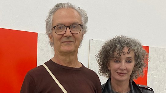 Artist John Nixon and gallerist Anna Schwartz earlier this year.
