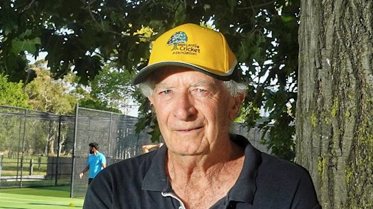 Alec Kahn, match secretary for the Mercantile Cricket Association in Royal Park. 