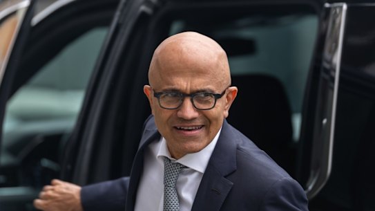 Microsoft boss Satya Nadella.