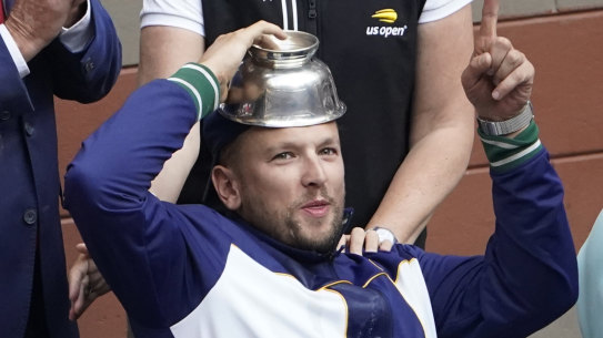 Dylan Alcott’s golden slam was impressive, but it was his celebration that went viral - and best captured his infectious personality.