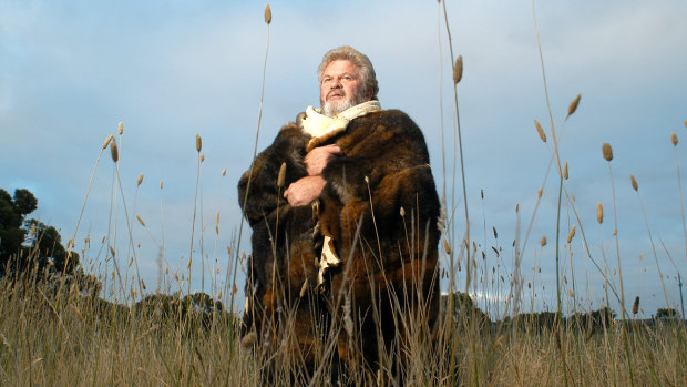 Geoff Clark near his home at Framlingham in 2005.