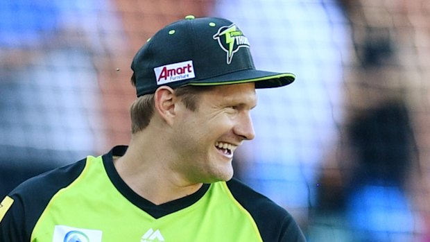 Boost for the league: Shane Watson.