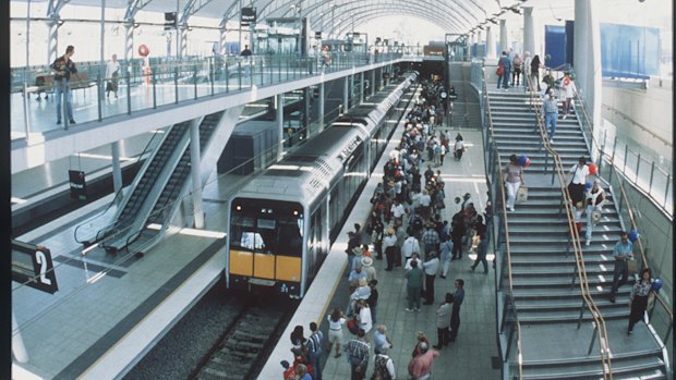Official opening of Olympic Park Station in 19988. 
