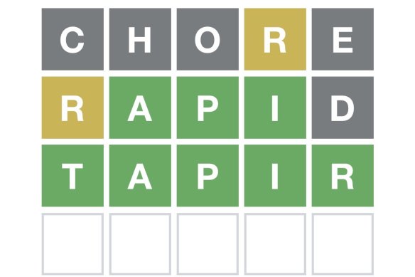 Word Games - Vertical Wordle