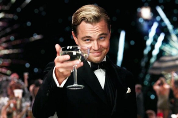 Leonardo DiCaprio in The Great Gatsby.