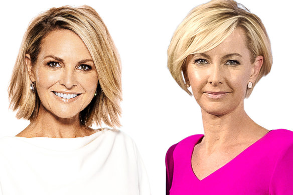 Georgie Gardner and Deb Knight.