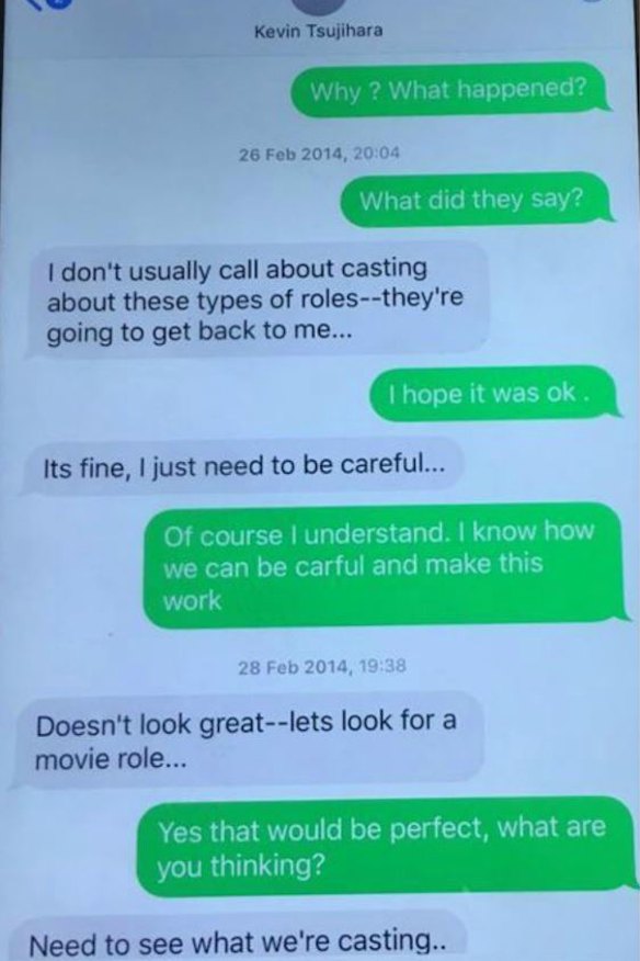 Further messages between Kirk and Tsujihara.