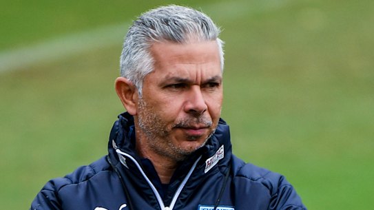 Innovator: Sydney FC coach Steve Corica is one of only two coaches in the A-League who use live video analysis.