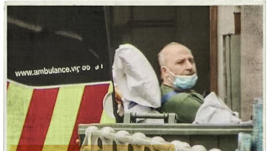 Tony Mokbel at hospital.