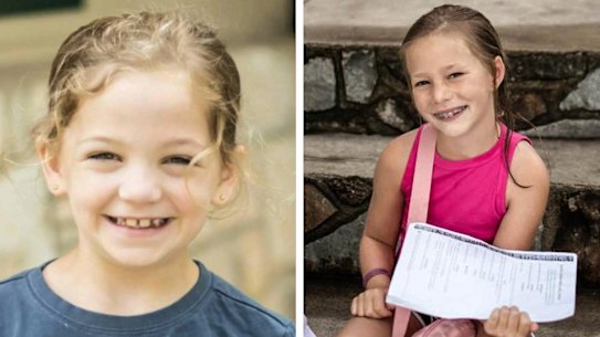 Eight-year-olds Sarah Marsh (left) and Renee Smajstrla were both staying at Camp Mystic.