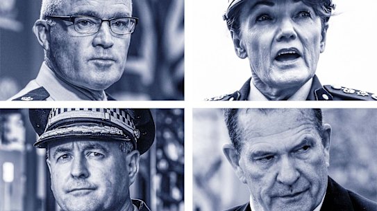 (Anti-clockwise from top left) Mal Lanyon, Mick Willing and Dave Hudson are contenders to replace Karen Webb in the top job.