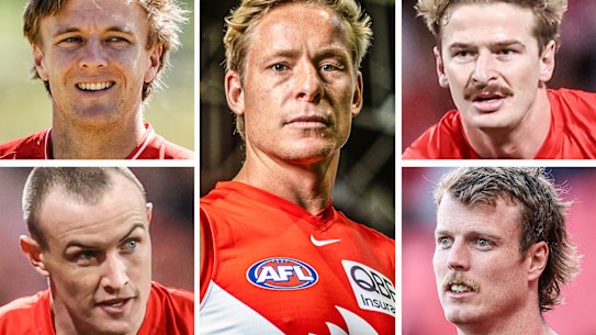 The five players who remained in Melbourne as the rest of the team travelled back to Sydney attended separate meetings with senior club and team officials away from Swans headquarters after driving home to NSW.