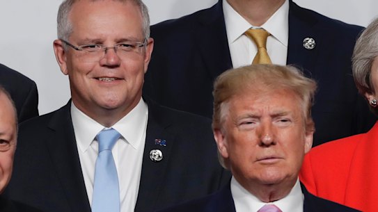 Scott Morrison has backed US President Donald Trump in taking a harder line against Iran.
