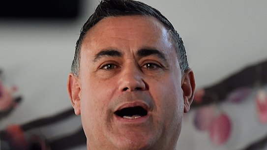 NSW Deputy Premier John Barilaro says the Victorian border should open before Christmas. 