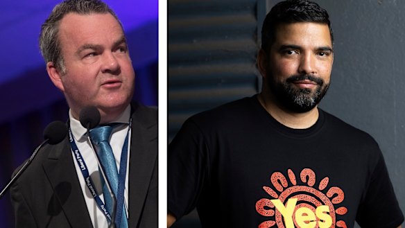 Campaign director Dean Parkin (right) and chief operations officer Simon Frost are helping lead Yes23’s referendum campaign.