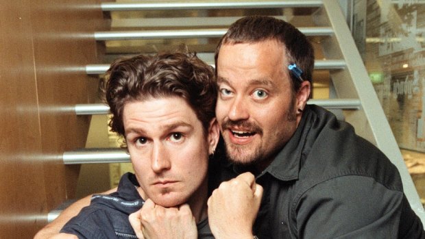 Wil Anderson and his co-presenter Adam Spencer during their Triple J days. It has been fertile ground for the ABC to foster its own talent.